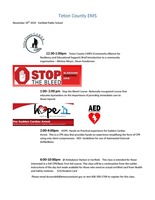 Staff Trained by Teton EMS